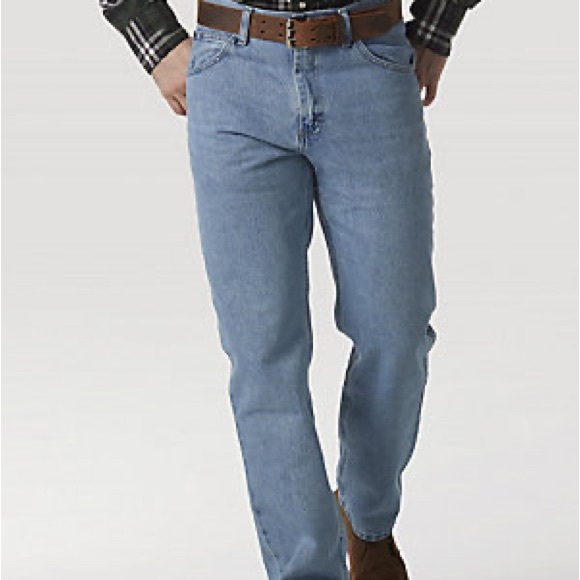 Wrangler Five Star Premium Denim Regular Fit Stone Wash Jeans Size 36x30 NEW - Picture 1 of 7